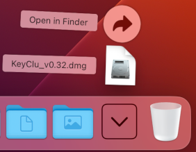 Open the KeyClu disk image
